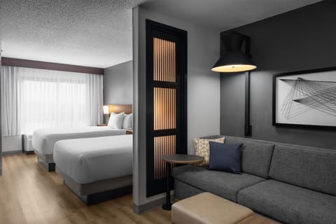 Premium bedding, pillowtop beds, in-room safe, desk