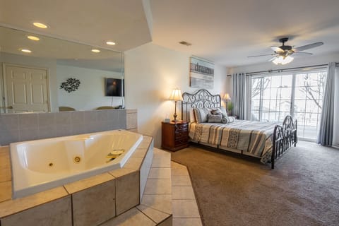 Master Bedroom with Corner Jacuzzi