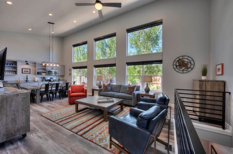 Great views from large windows