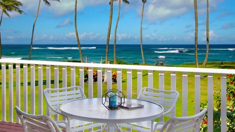 Kiahuna Plantation #20 - Ocean View Dining Lanai - Parrish Kauai