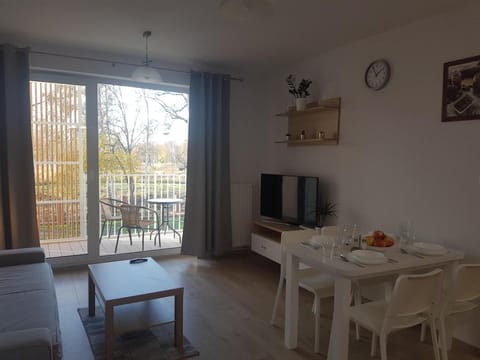 Standard Apartment | Living area | 26-inch flat-screen TV with digital channels, TV