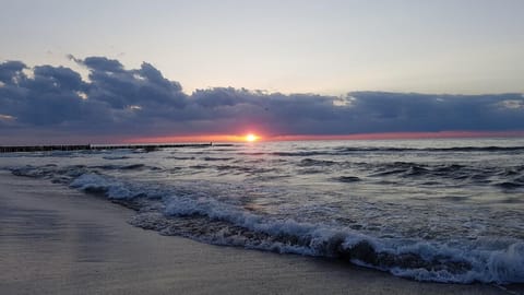 On the beach