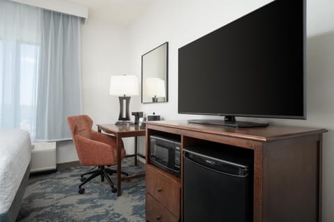 In-room safe, desk, laptop workspace, blackout drapes