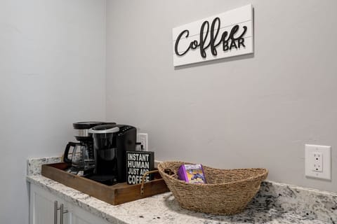 Who doesn't like a dedicated coffee bar in the pantry!