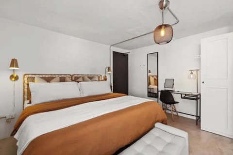 Luxury is the state of great comfort and extravagant living and this bed fits the bill. King size bed for those who need the extra space. 