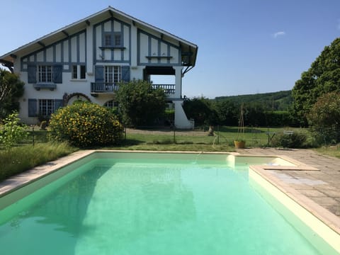 Main house - Saint Sever des Pyrenees -and pool