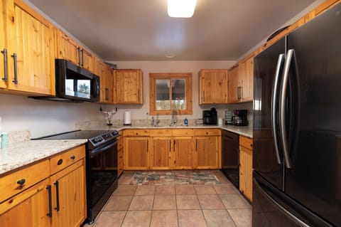 Fully stocked kitchen