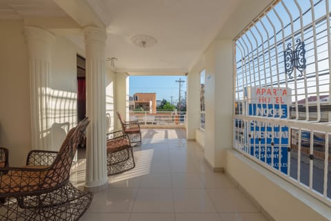 Standard Double Room, 1 Queen Bed, Terrace, City View | Terrace/patio