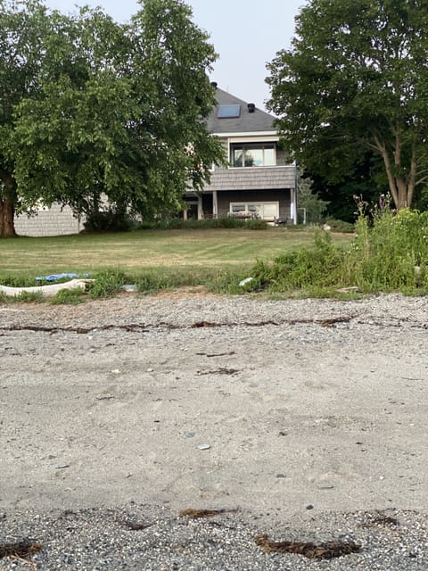 View of house from the beach