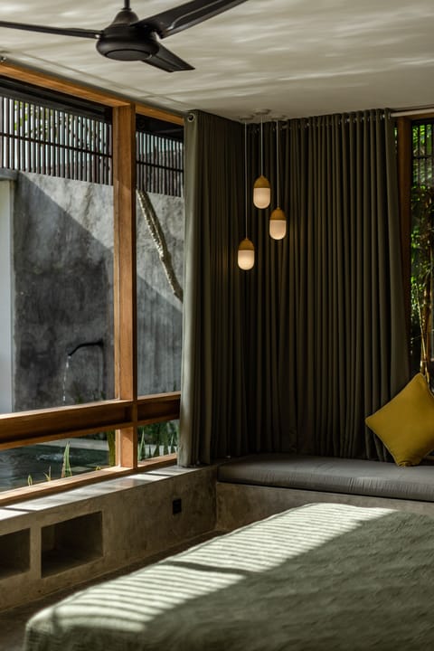 Villa, 2 Bedrooms, Private Pool | Minibar, in-room safe, desk, laptop workspace