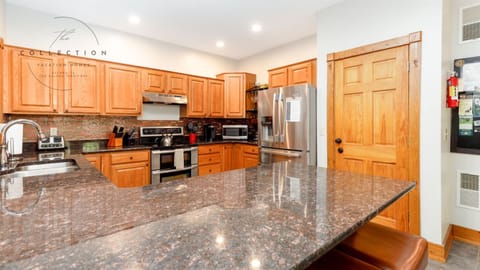 Fully stocked kitchen