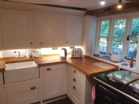 Cottage kitchen with Rayburn