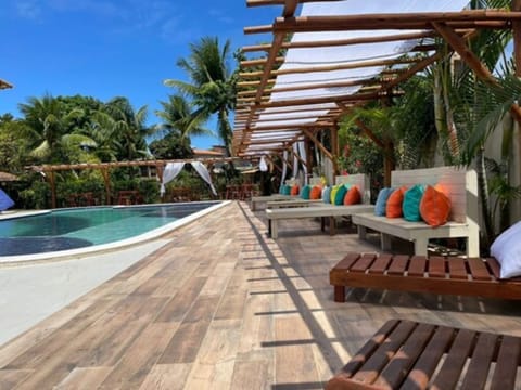 Outdoor pool, open 9:00 AM to 8:00 PM, pool umbrellas, sun loungers