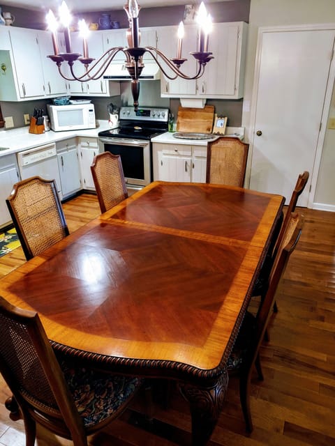 Large beautiful dining table