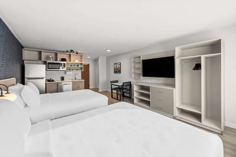 Suite, 2 Queen Beds, Non Smoking | Egyptian cotton sheets, premium bedding, down comforters, pillowtop beds