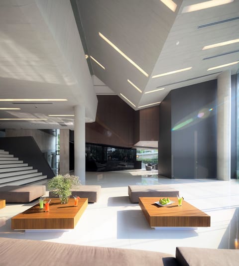 Lobby sitting area