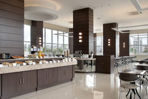 Daily buffet breakfast for a fee