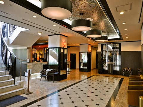 Interior entrance
