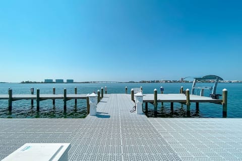 This prime waterfront location offers more than just a view. With a spacious dock, a place to sit and relax, and a dedicated fish cleaning station, it provides everything you need for a day of fishing and fun.