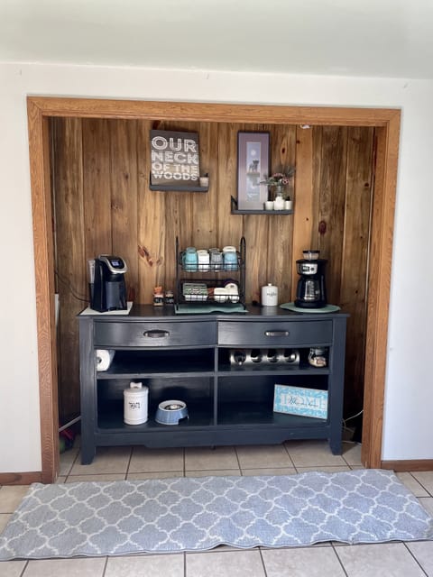 Coffee and wine nook