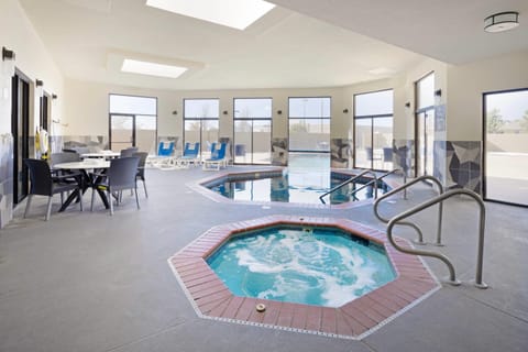 Indoor pool, outdoor pool