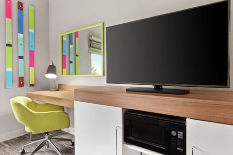 Two queen beds non smoking | Premium bedding, down comforters, in-room safe, blackout drapes