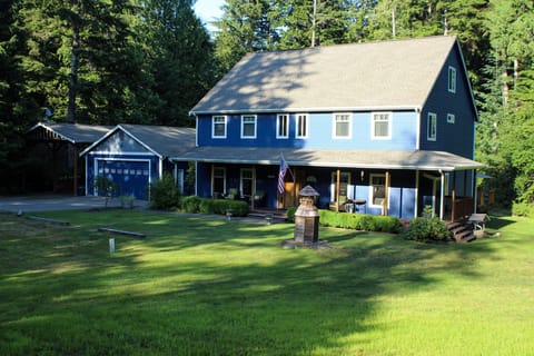 You have arrived!  Acres of pristine peace and quiet from the front porch.