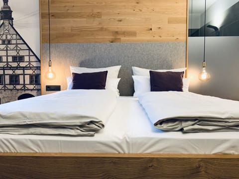 Premium Double Room | Hypo-allergenic bedding, desk, laptop workspace, blackout drapes
