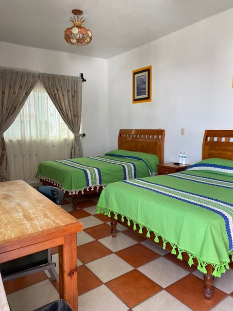 Individually decorated, individually furnished, desk, laptop workspace