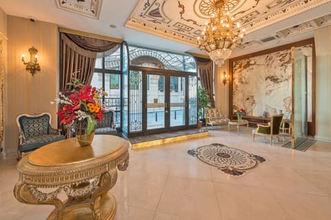 Interior entrance