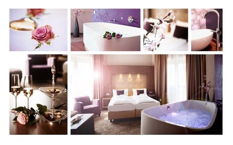 Honeymoon Suite | Hypo-allergenic bedding, down comforters, minibar, in-room safe