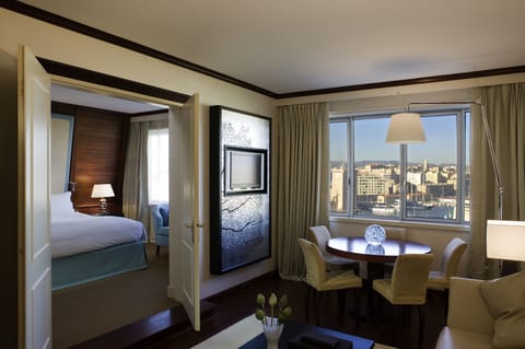 Opera Suite, 1 King Bed (Top Floor, Old Port View, Lounge, Spa and Gym Access) | Premium bedding, pillowtop beds, minibar, in-room safe