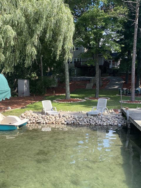 Looking at property from Limekiln Lake
