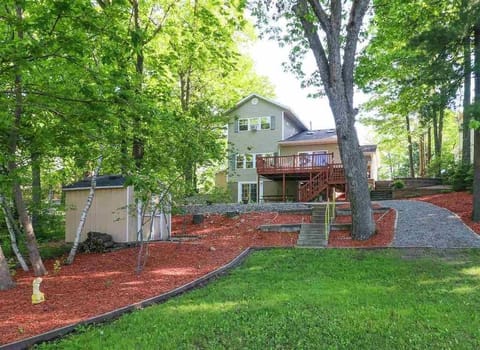 Backyard and back of house