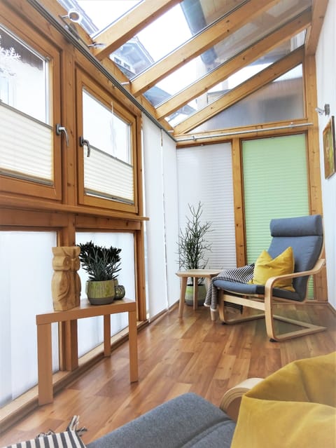 Condo, Balcony (Esche) | Living area | Flat-screen TV