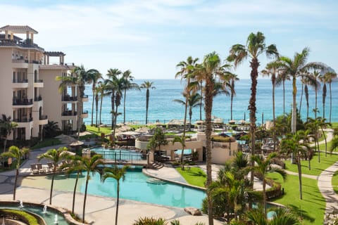 Amazing view of Pool area and Sea of Cortez from your private terrace