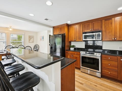 Updated Kitchen with Breakfast Bar at 11 Myrtle Lane