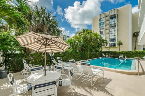 Private gated pool, heated during the cooler months of winter.