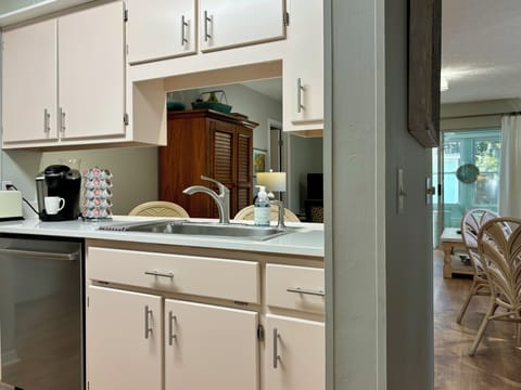 KITCHEN OPEN TO LIVING SPACE