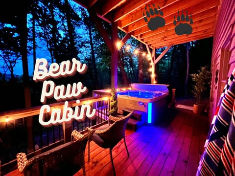 Brand new hot tub with a view of the sunset. Come visit the best family rental!