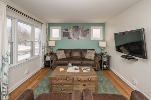 Some cozy throw blankets for you to use.