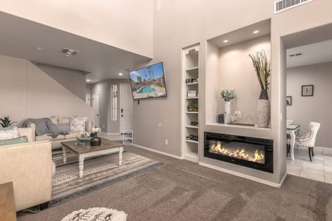 Spacious gathering areas in each home.