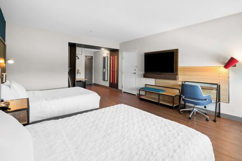 Premium bedding, individually furnished, desk, laptop workspace