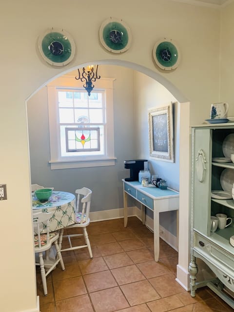 Our breakfast nook and coffee bar will start your day off right!