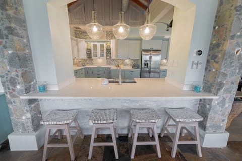 Sit at the bar... cooking, snacks, chillin’ ...these swivel stools are perfect!