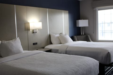 Blackout drapes, iron/ironing board, free WiFi, bed sheets