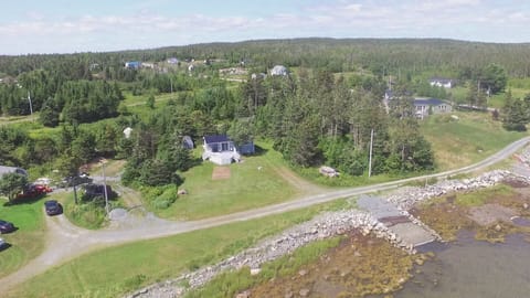 Aerial view of cottage 