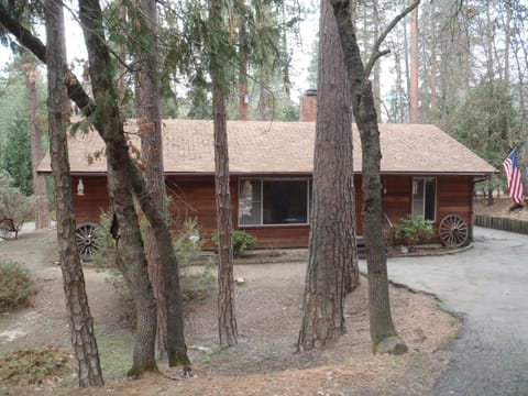 Front of cabin 