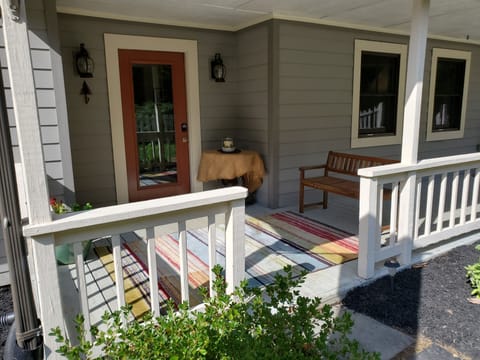 Private front porch