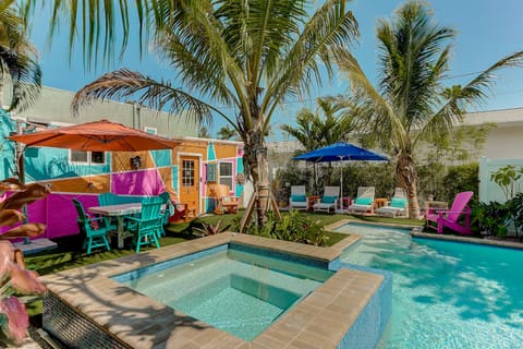 Private Pool and Spa for the Front Cottage